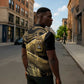 Port-au-Prince Afro-Haitians Zipper Polo Shirt Ayiti Map Pòtoprens Gold Color - African Pride