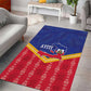 Afro-Haitians Area Rug Proud Ayiti Veve Vodou Royal Palm Leaves - African Pride
