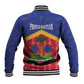 Afro-Haitians Baseball Jacket Proud Ayiti Veve Vodou Royal Palm Leaves - African Pride