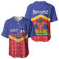 Afro-Haitians Baseball Jersey Proud Ayiti Veve Vodou Royal Palm Leaves LT14