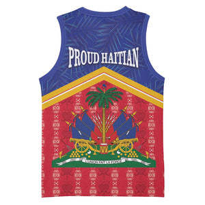 Afro-Haitians Basketball Jersey Proud Ayiti Veve Vodou Royal Palm Leaves - African Pride