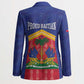 Afro-Haitians Blazer Proud Ayiti Veve Vodou Royal Palm Leaves - African Pride