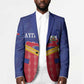 Afro-Haitians Blazer Proud Ayiti Veve Vodou Royal Palm Leaves - African Pride