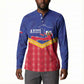Afro-Haitians Button Sweatshirt Proud Ayiti Veve Vodou Royal Palm Leaves