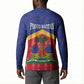 Afro-Haitians Button Sweatshirt Proud Ayiti Veve Vodou Royal Palm Leaves