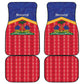 Afro-Haitians Car Mats Proud Ayiti Veve Vodou Royal Palm Leaves - African Pride