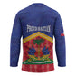 Afro-Haitians Hockey Jersey Proud Ayiti Veve Vodou Royal Palm Leaves - African Pride