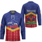 Afro-Haitians Hockey Jersey Proud Ayiti Veve Vodou Royal Palm Leaves - African Pride