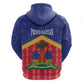 Afro-Haitians Hoodie Proud Ayiti Veve Vodou Royal Palm Leaves - African Pride