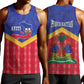 Afro-Haitians Men Tank Top Proud Ayiti Veve Vodou Royal Palm Leaves - African Pride