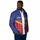 Afro-Haitians Padded Jacket Proud Ayiti Veve Vodou Royal Palm Leaves - African Pride