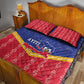 Afro-Haitians Quilt Bed Set Proud Ayiti Veve Vodou Royal Palm Leaves - African Pride