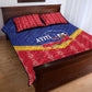 Afro-Haitians Quilt Bed Set Proud Ayiti Veve Vodou Royal Palm Leaves - African Pride