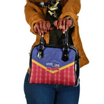 Afro-Haitians Shoulder Handbag Proud Ayiti Veve Vodou Royal Palm Leaves - African Pride