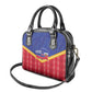Afro-Haitians Shoulder Handbag Proud Ayiti Veve Vodou Royal Palm Leaves - African Pride