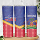 Afro-Haitians Skinny Tumbler Proud Ayiti Veve Vodou Royal Palm Leaves - African Pride