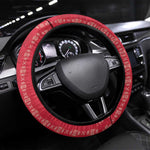 Afro-Haitians Steering Wheel Cover Proud Ayiti Veve Vodou Royal Palm Leaves - African Pride