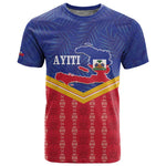 Afro-Haitians T shirt Proud Ayiti Veve Vodou Royal Palm Leaves - African Pride