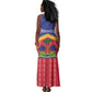 Afro-Haitians Tank Maxi Dress Proud Ayiti Veve Vodou Royal Palm Leaves - African Pride