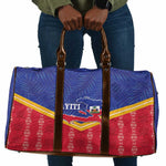 Afro-Haitians Travel Bag Proud Ayiti Veve Vodou Royal Palm Leaves - African Pride