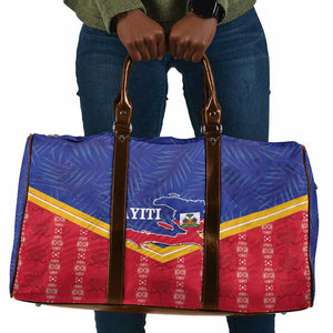 Afro-Haitians Travel Bag Proud Ayiti Veve Vodou Royal Palm Leaves - African Pride