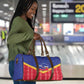 Afro-Haitians Travel Bag Proud Ayiti Veve Vodou Royal Palm Leaves - African Pride