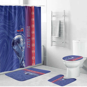 Custom Afro-Haiti Football Bathroom Set 2026 Grenadye Alaso Blue Version - African Pride