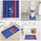 Custom Afro-Haiti Football Bathroom Set 2026 Grenadye Alaso Blue Version - African Pride