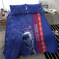 Custom Afro-Haiti Football Bedding Set 2026 Grenadye Alaso Blue Version - African Pride