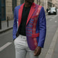 Custom Afro-Haiti Football Blazer 2026 Grenadye Alaso Blue Version - African Pride