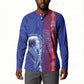 Custom Afro-Haiti Football Button Sweatshirt 2026 Grenadye Alaso Blue Version