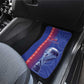 Custom Afro-Haiti Football Car Mats 2026 Grenadye Alaso Blue Version - African Pride