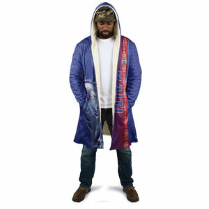 Custom Afro-Haiti Football Cloak 2026 Grenadye Alaso Blue Version - African Pride