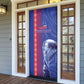 Custom Afro-Haiti Football Door Cover 2026 Grenadye Alaso Blue Version - African Pride