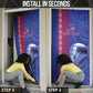Custom Afro-Haiti Football Door Cover 2026 Grenadye Alaso Blue Version - African Pride