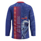 Custom Afro-Haiti Football Hockey Jersey 2026 Grenadye Alaso Blue Version - African Pride