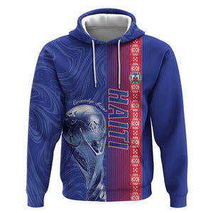 Custom Afro-Haiti Football Hoodie 2026 Grenadye Alaso Blue Version - African Pride