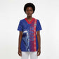 Custom Afro-Haiti Football Scrub Top 2026 Grenadye Alaso Blue Version - African Pride