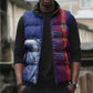 Custom Afro-Haiti Football Sleeveless Puffer Jacket 2026 Grenadye Alaso Blue Version - African Pride