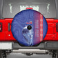 Custom Afro-Haiti Football Spare Tire Cover 2026 Grenadye Alaso Blue Version - African Pride