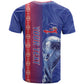 Custom Afro-Haiti Football T shirt 2026 Grenadye Alaso Blue Version - African Pride