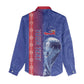 Custom Afro-Haiti Football Women Casual Shirt 2026 Grenadye Alaso Blue Version - African Pride