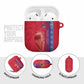 Custom Afro-Haiti Football AirPods Case 2026 Grenadye Alaso Red Version - African Pride