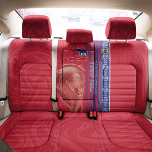 Custom Afro-Haiti Football Back Car Seat Cover 2026 Grenadye Alaso Red Version - African Pride