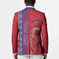 Custom Afro-Haiti Football Blazer 2026 Grenadye Alaso Red Version - African Pride
