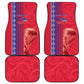Custom Afro-Haiti Football Car Mats 2026 Grenadye Alaso Red Version - African Pride