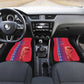Custom Afro-Haiti Football Car Mats 2026 Grenadye Alaso Red Version - African Pride