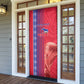 Custom Afro-Haiti Football Door Cover 2026 Grenadye Alaso Red Version - African Pride
