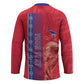 Custom Afro-Haiti Football Hockey Jersey 2026 Grenadye Alaso Red Version - African Pride