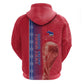 Custom Afro-Haiti Football Hoodie 2026 Grenadye Alaso Red Version - African Pride